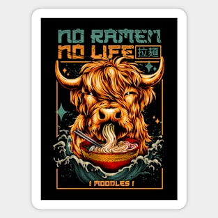 No Ramen No Life, Cute Animal Magnet